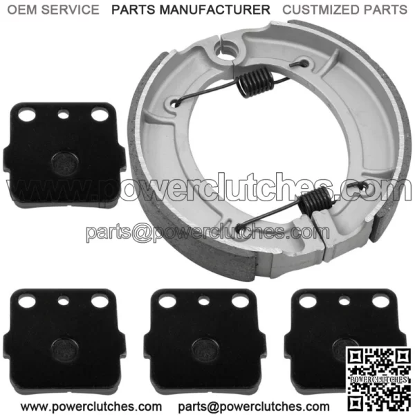 for Yamaha Grizzly YFM600 YFM600F HD 2000-2001 Front Rear Brake Pads Shoes - Image 5