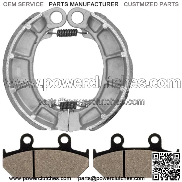 Front Brake Pads & Rear Brake Shoes for Honda VT600C Shadow 600 VLX 1988-1992