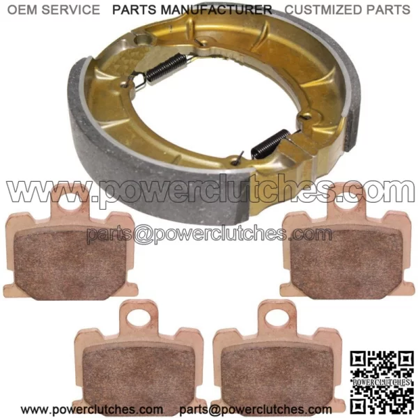 Front Brake Pads & Rear Brake Shoes for Yamaha XJ750R Seca 750 1981 1982 1983