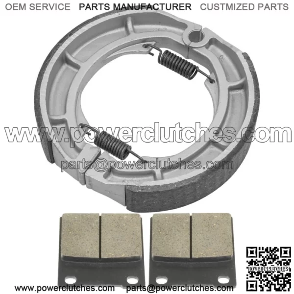 for Suzuki GS550 GS550L 1983 1984 1985 1986 Front Brake Pads & Rear Brake Shoes - Image 4