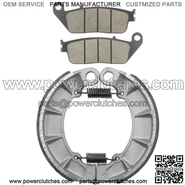 Front Brake Pads & Rear Brake Shoes for Honda VT750S 2010 2011 2012 2013