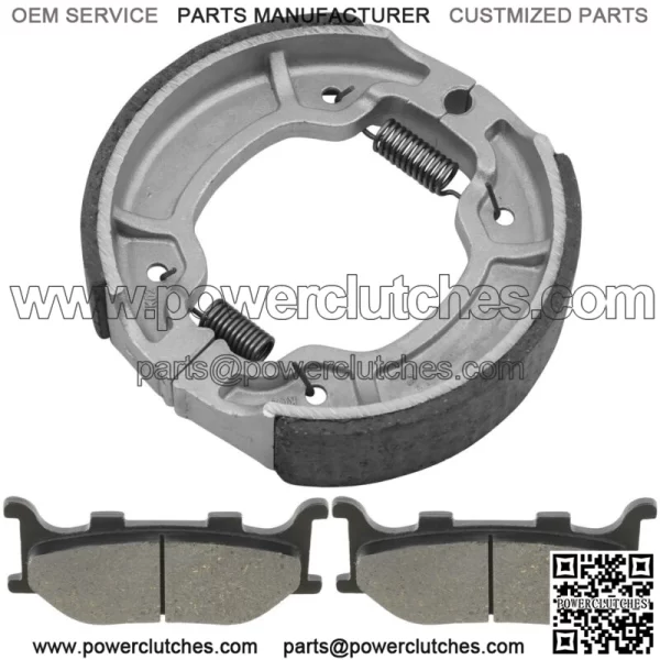 Front Brake Pads & Rear Brake Shoes for Yamaha XVS250 Drag Star Ds250 2000-2005 - Image 4