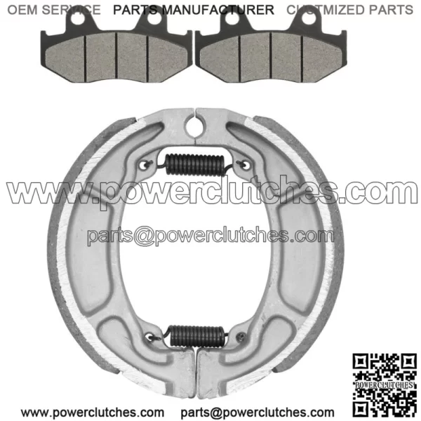 Front & Rear Brake Pads Shoes for Honda Spacy 100 Scr100Wh 02 03 04 05 06 07