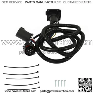 For Ford 17 to 22 Super Duty F250 F350 F450 F550 Trailer Wiring Harness in Bed