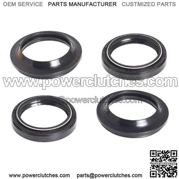 Front fork damper shock absorber fork dust cover and seal for motorcycle 41538 - Image 3