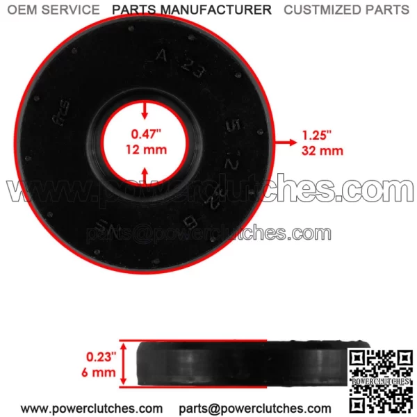 Clutch Cover Seal For Yamaha Rhino 450 YXR450F YXR45 4X4 2006 2007 2008 2009 (For: Yamaha Rhino 660 2006) - Image 2