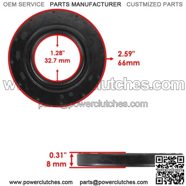 Clutch Oil Seal for Yamaha Rhino 700 YXR700F 2008-2013 / Ducks Unlimited 2008-09 (for: Yamaha Rhino 660 2006) - Image 2
