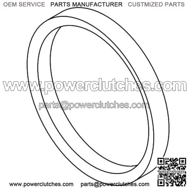 V-ring trunnion seal