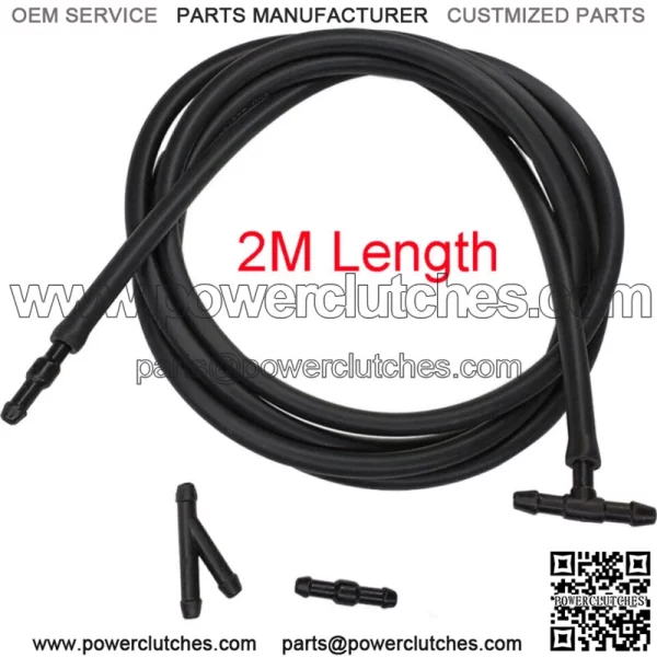 2M Universal Car Windshield Washer Tube Hose Nozzle Parts with Connector (For: Chevrolet Silverado 1500)