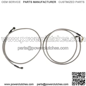 New Front/Rear Brake Lines For Polaris RZR 800/S 800/4 800/XP 900 1068 Extended