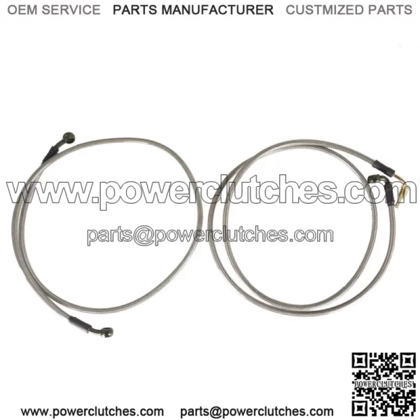 New Front/Rear Brake Lines For Polaris RZR 800/S 800/4 800/XP 900 1068 Extended