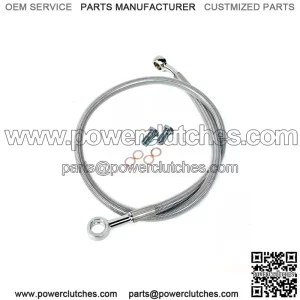 Streamline Steel Braided Rear Brake Line Stock Length Clear TRX250R TRX 250R
