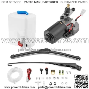 UTV 12V Windshield Wiper Motor Kit Washer Fluid Reservoir For Can Am Maverick X3 (For: More Than One Vehicle)