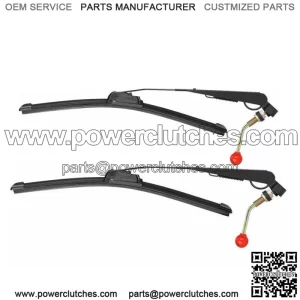 pcs Manual Windshield Wiper Blade Universal For Polaris RZR XP Can Am (For: More Than One Vehicle)