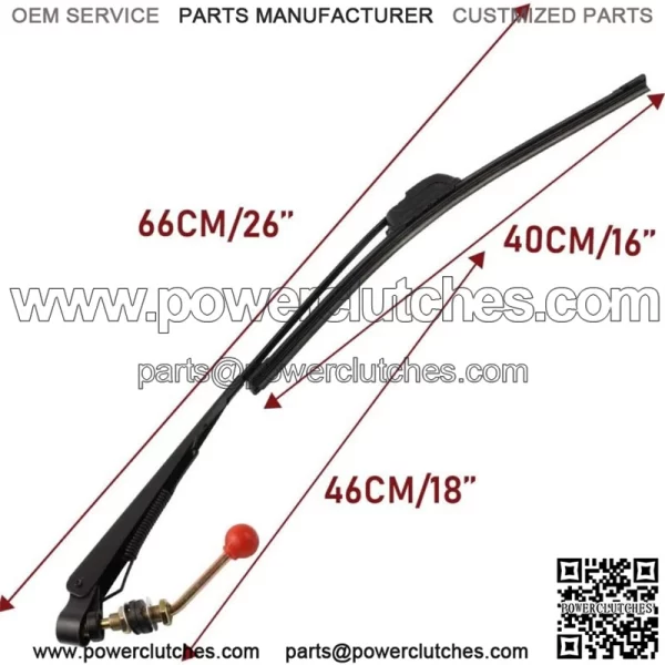 UTV Hand Windshield Wiper for Polaris Ranger/ RZR 900 1000 New (For: More than one vehicle) - Image 2