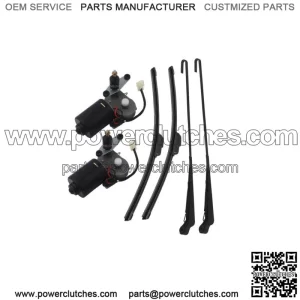pcs Premium Universal 12V Electric Standard UTV Windshield Wiper Motor Kit (For: More Than One Vehicle)