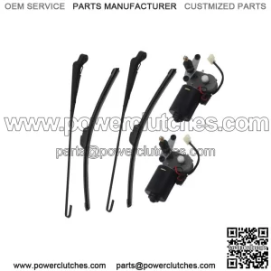 Kit of 2 UTV Windshield Wiper Motors for John Deere Gator/Kawasaki Mule (For: More than 1 Vehicle)
