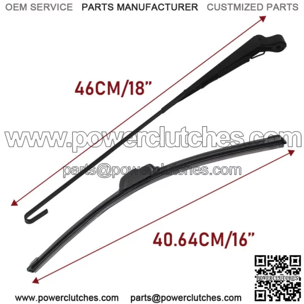Kit of 2 UTV Windshield Wiper Motors for John Deere Gator/Kawasaki Mule (For: More than 1 Vehicle) - Image 2