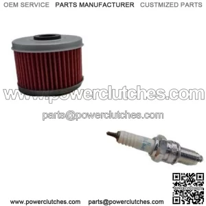 Honda TRX300 FourTrax 300 Tune Up Kit Oil Filter Spark Plug NGK TRX300FW TRX (For: Honda)