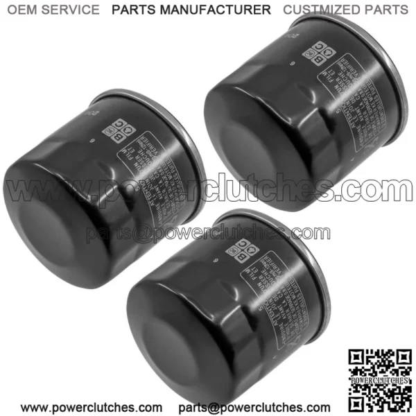 3pcs Oil Filter For Yamaha YXR660 Rhino YZF R6 599 XJ6 Diversion 600 2006-2013 - Image 3