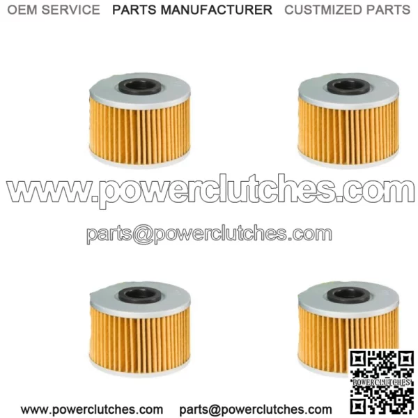 4 x HF114 Oil Filter fit Honda TRX420 FPA-9,A,B Fourtrax Rancher AT  09-14