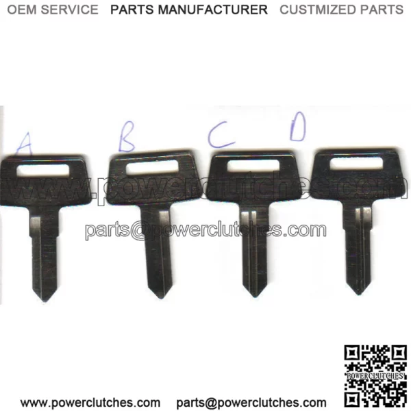 Blank Keys For Kawasaki ATV 95 & Up 4Wheeler Bayou 300 220 1995 1996 1997 1998 1999 (For: More Than One Vehicle)