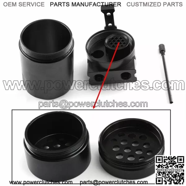 05008 Engine Oil Breathing Pot # Black - Image 4