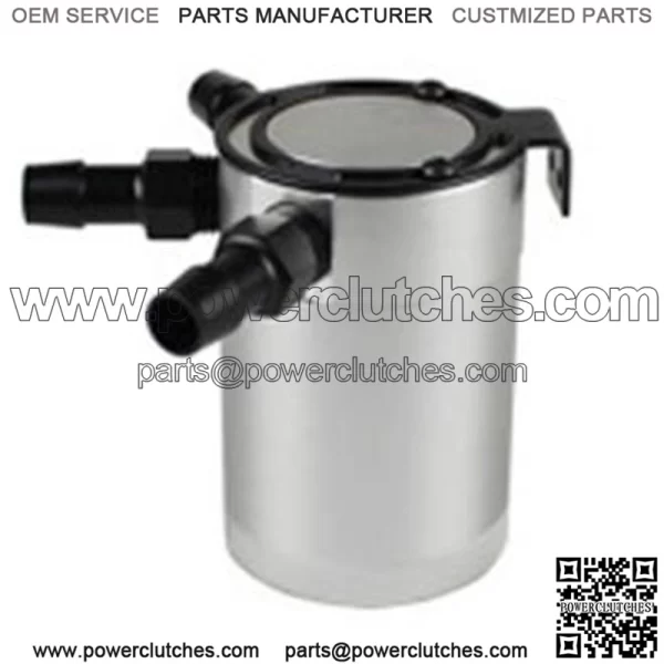 05019 Oil Breather Pot # Silver