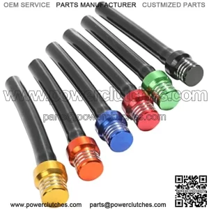 pcs Colored Breather Hose Fuel Tank Cap For ATV Universal CNC Pipe One-Way Valve Aluminum Breather Valve Compatible with ATV Quad CRF YZF RMZ KLX DRZ Motorcycle Pit Dirt Bike