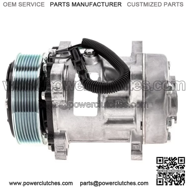 Air conditioning compressor SANDEN OE FLEX U 4864 with clutch PV8 12 V