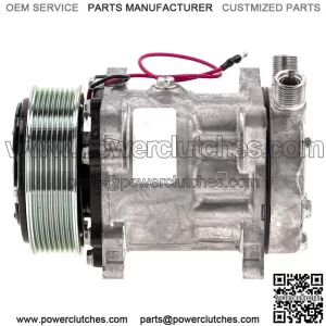 New OEM Sanden SD7H15 A/C Air Conditioning Compressor 4711 with PV8 Clutch