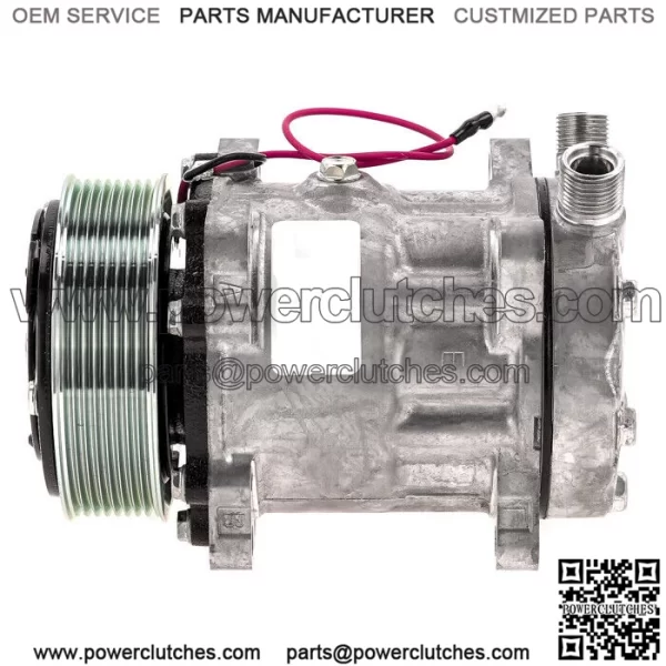 New OEM Sanden SD7H15 A/C Air Conditioning Compressor 4711 with PV8 Clutch