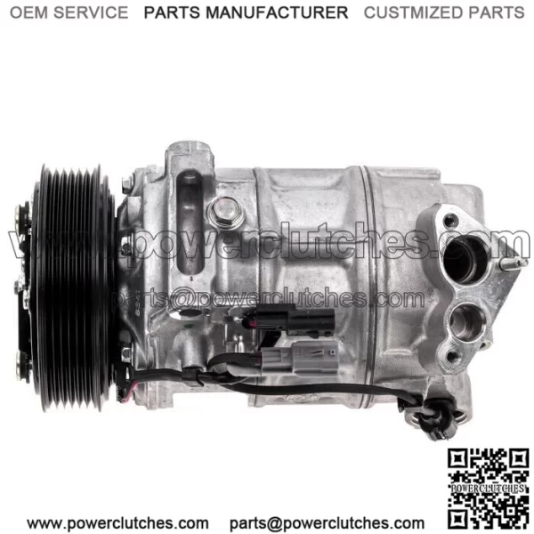 New A/C Compressor Fits Nissan Rogue Sport 2.0L 2017 18 19 20 PN 92600-6MA0A