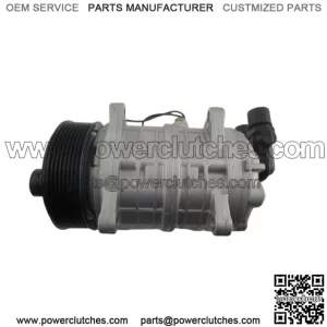 Air Conditioning Compressor PV8 12 Volt TM16 Heavy Duty Type Fits Steiger White Agro Tractor