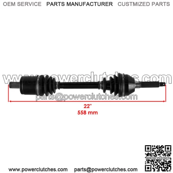 Front Right CV Joint for Polaris Sportsman 400 500 600 700 800 Mv7 2005 (for: Polaris Sportsman 800) - Image 2