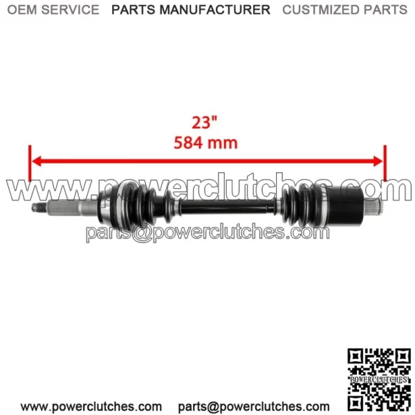 Front Rear Left Right CV Joint Fits Polaris Sportsman 570 2015 - 2017 (For: Polaris Sportsman 570) - Image 4