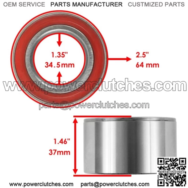 Front CV Joint & Ball Bearing for 2019 Polaris Sportsman 570 Utility EPS (For: Polaris Sportsman 570) - Image 4