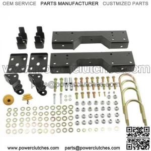 6" Rear Axle Install Kit C-Notch - 1988-1998 OBS GM Truck C/K GMC Chevy C1500 (For: Silverado)