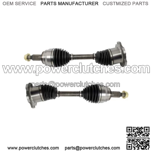 New Front CV Axle Shaft Assembly Pair for Silverado Escalade Tahoe Sierra (For: More Than One Vehicle)