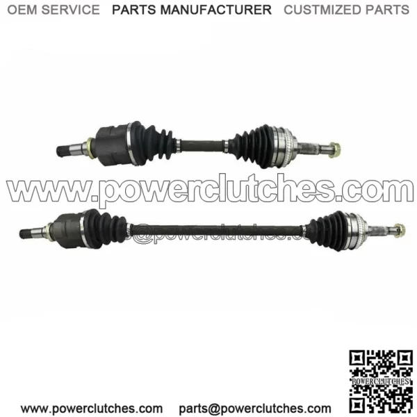 2PC Front Driveshaft For 1993-2000 2001 2002 Toyota Corolla Chevy Prizm 2WD (For: Toyota)