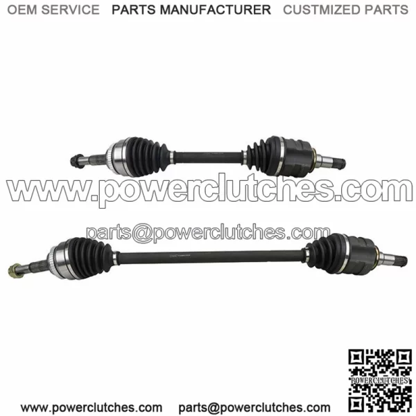 Pair of Front CV Half Shafts for Toyota Matrix Pontiac Vibe 2WD Manual 2003-2008 (for: Toyota) - Image 2