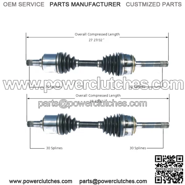 Pair, Set of 2 Front CV Half Shafts for Lexus LX470 Toyota Land Cruiser 4WD (For: Toyota)