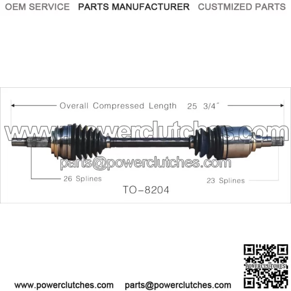 Fits Toyota Yaris 2006 2007 2008 2009 2X Front CV Joint Joint (For: Toyota) - Image 3