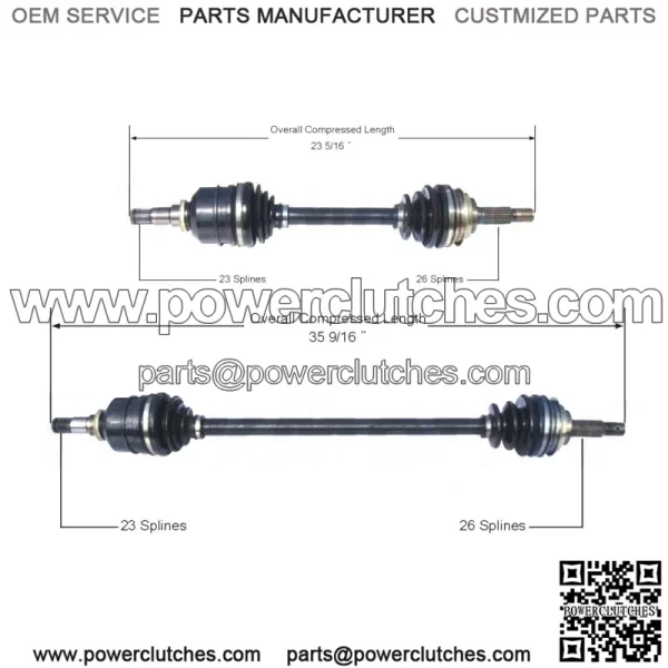 Front CV Shaft Kit for 1990-1992 Toyota Corolla Base (For: Toyota)