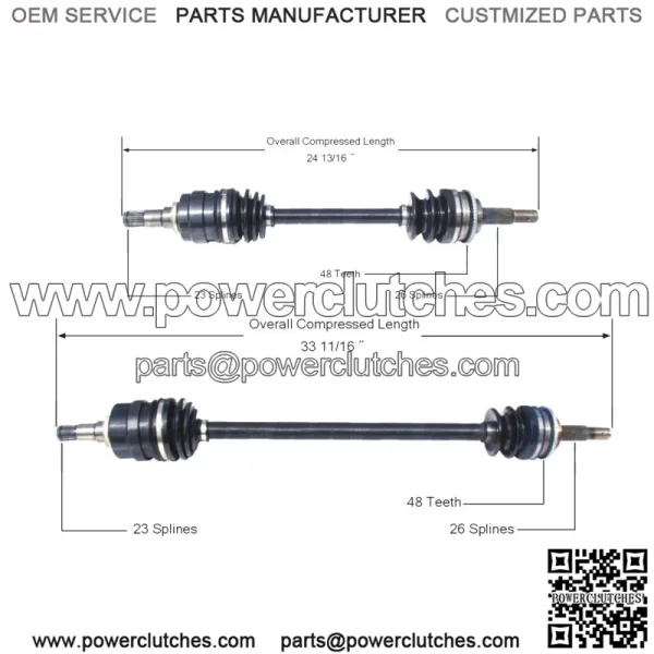 Pair of 2 Front CV Half Shafts for Toyota Paseo Tercel (for: Toyota)