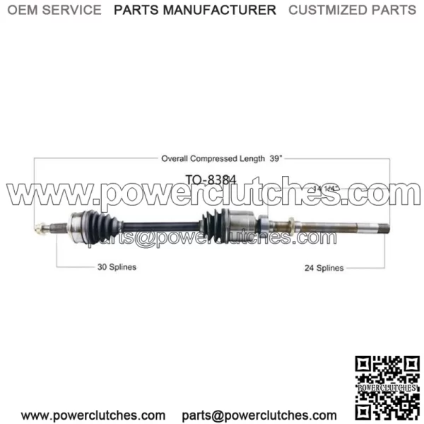 1X Front Right Driveshaft for Toyota RAV4 2013-2018 (For: Toyota)