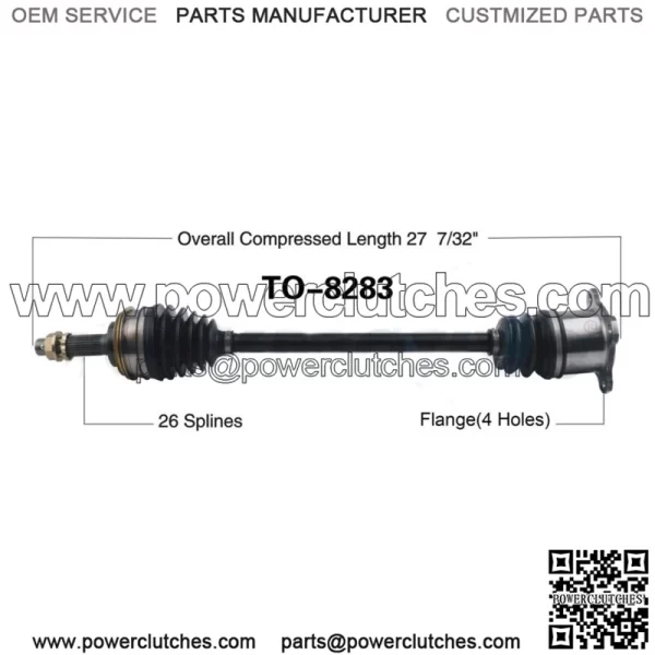 TO-8283 CV Half Shaft (for: Toyota)