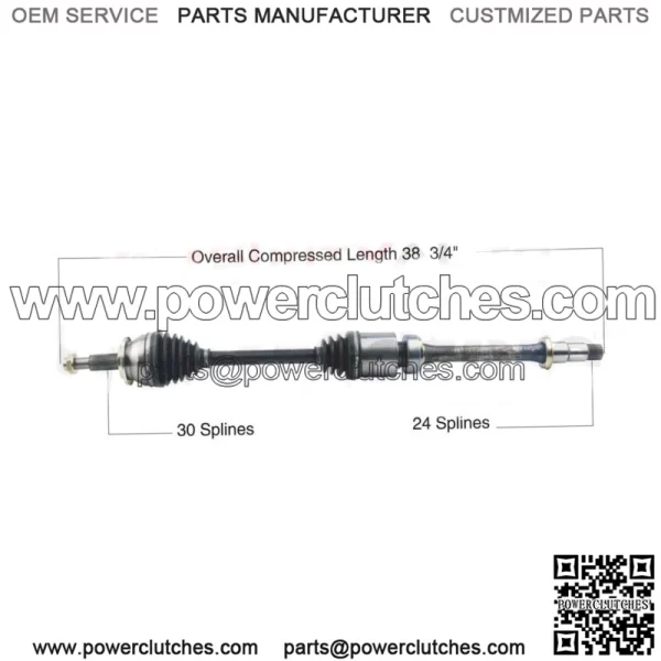 TO-8271 CV Half Shaft for PR Constant Velocity Drive (For: Toyota)