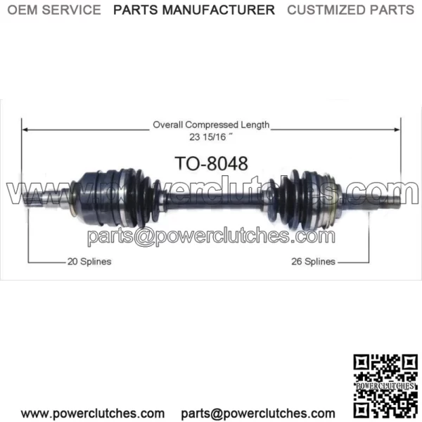 Front Right Passenger Driveshaft For Toyota Celica 1986 1987 1988 1989 (For: Toyota)