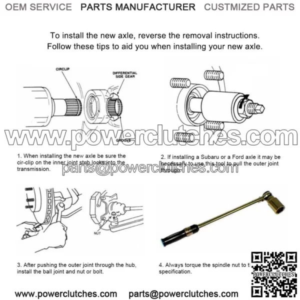 FRONT LEFT RIGHT CV JOINT SHAFT GSP fits TOYOTA HIGHLANDER(FWD) 2008-2010 (for: Toyota) - Image 4